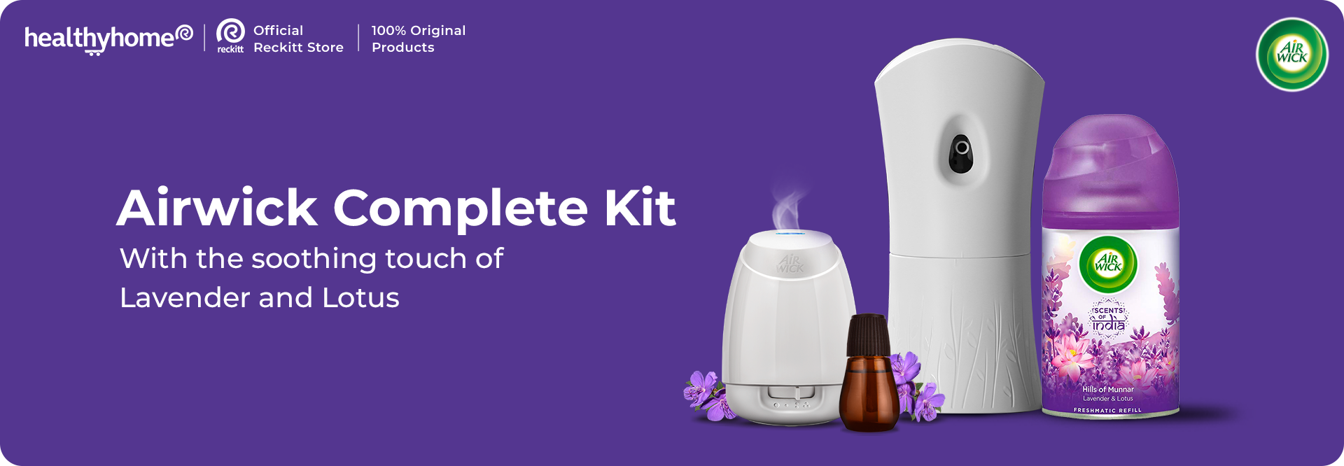 Buy Airwick Automatic Room Freshner Complete Kit Online