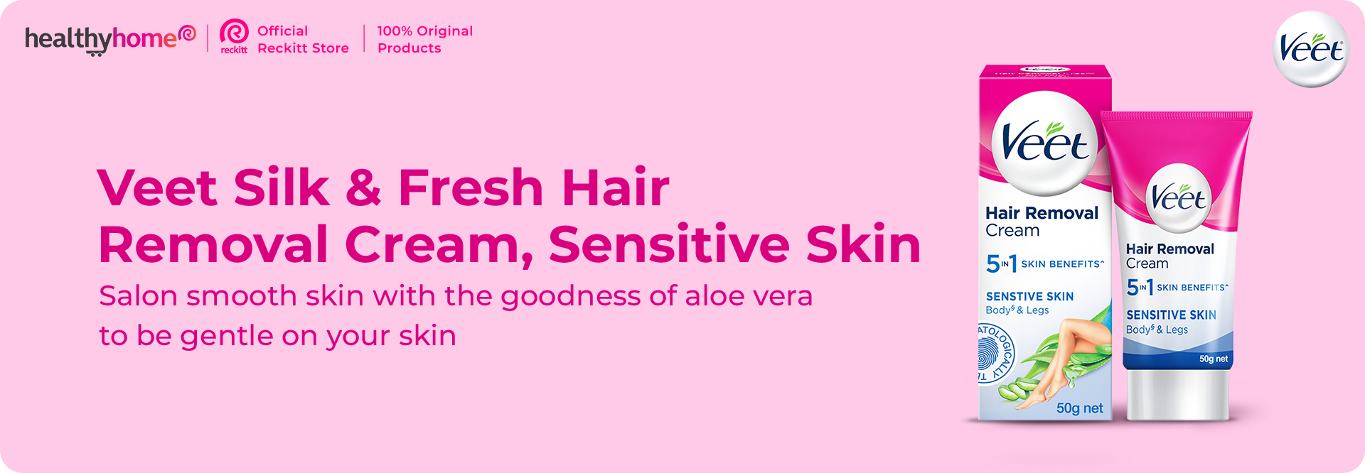 Veet Veet Hair Removal Cream  Silk  Fresh For Sensitive 100 gm in Delhi  at best price by Poonam Enterprises  Justdial