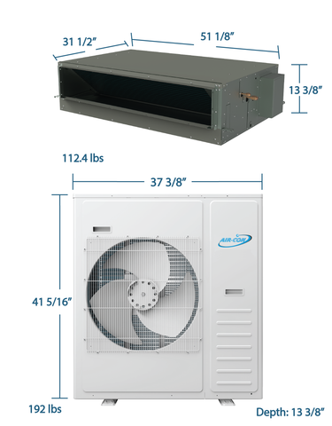 Air-Con Sky Pro 36000 BTU Concealed Duct Air Conditioner