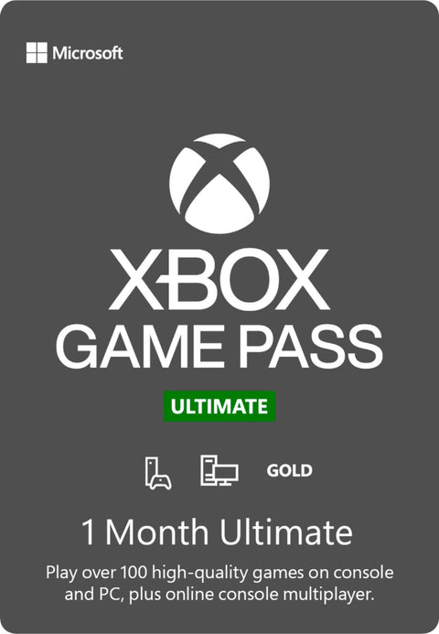 xbox game pass ultimate 1 month code