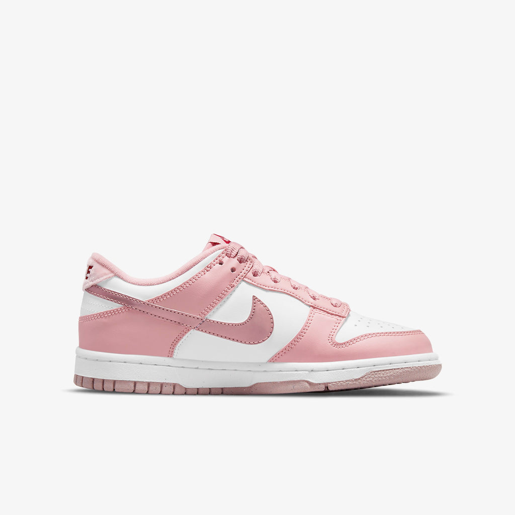 nike dunk pink glaze white