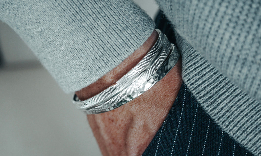 Silber Armband für Männer massiv