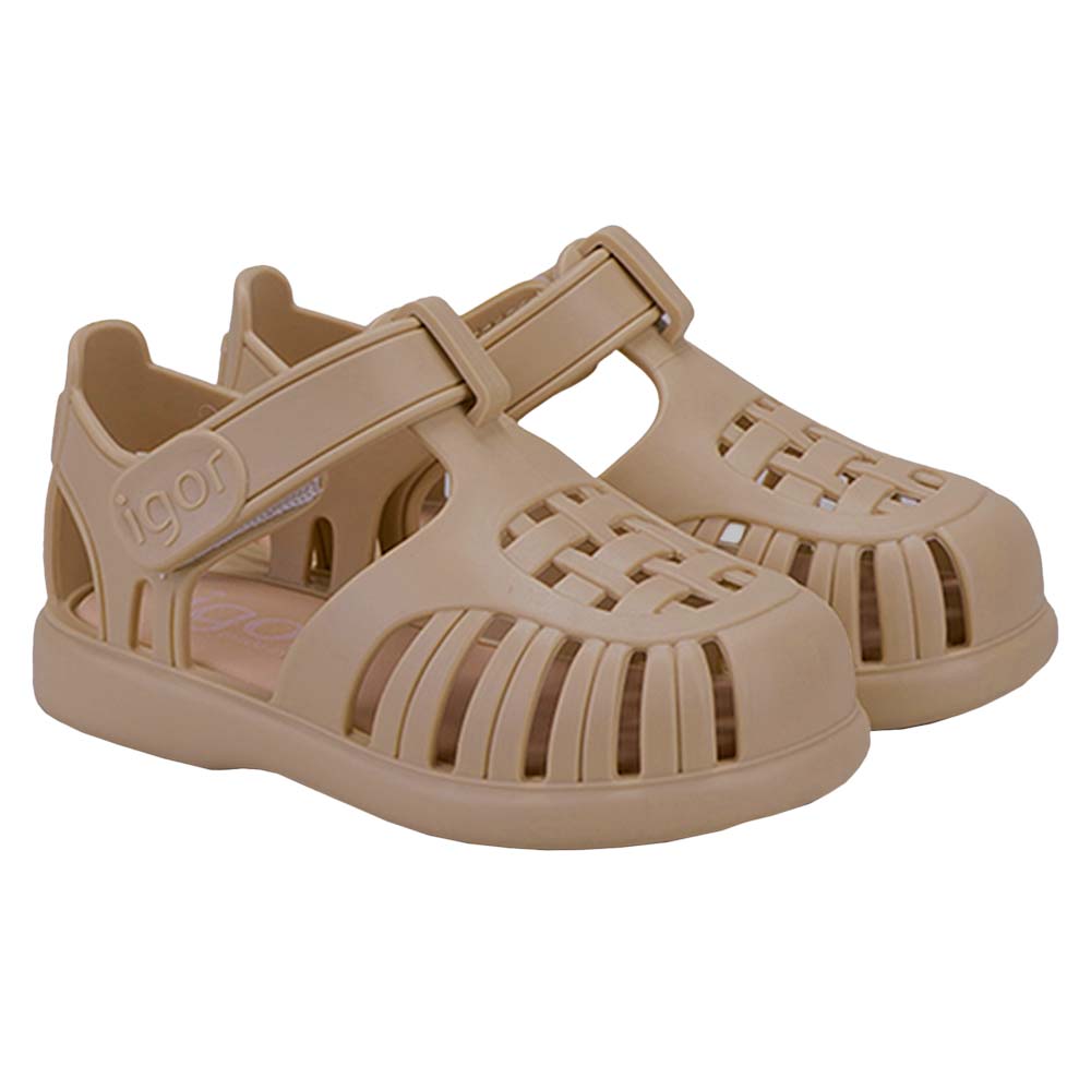 Tobby Solid Sandals - Marfil