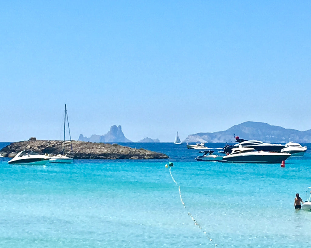 Formentera Playa de ses Illetes Beachbar Juan y Andrea Strand Beach Platja d´illetes