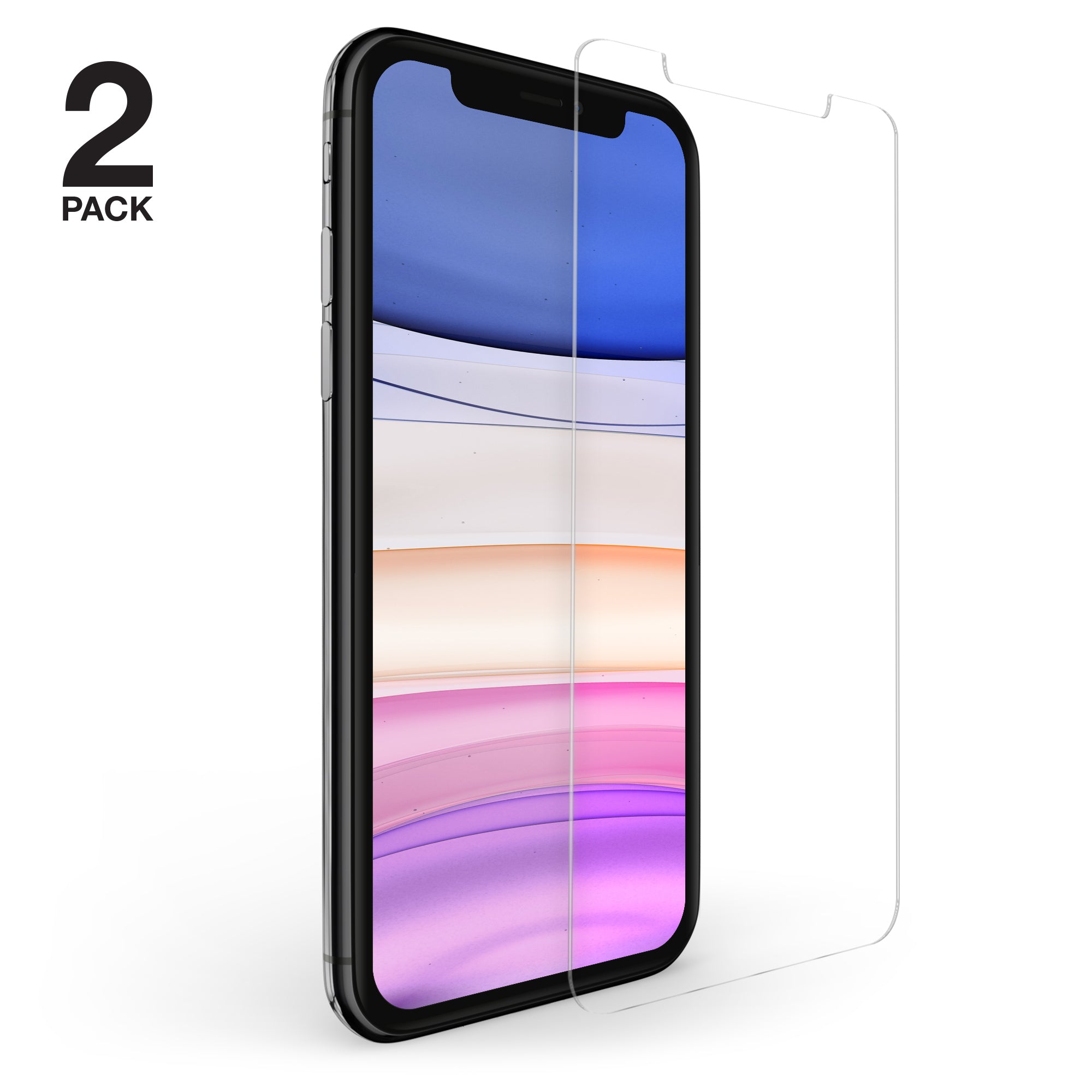 Hypergear Hd Tempered Glass Screen Protector For Iphone 11 Pro Max Xs Max 2 Pack Hypergear