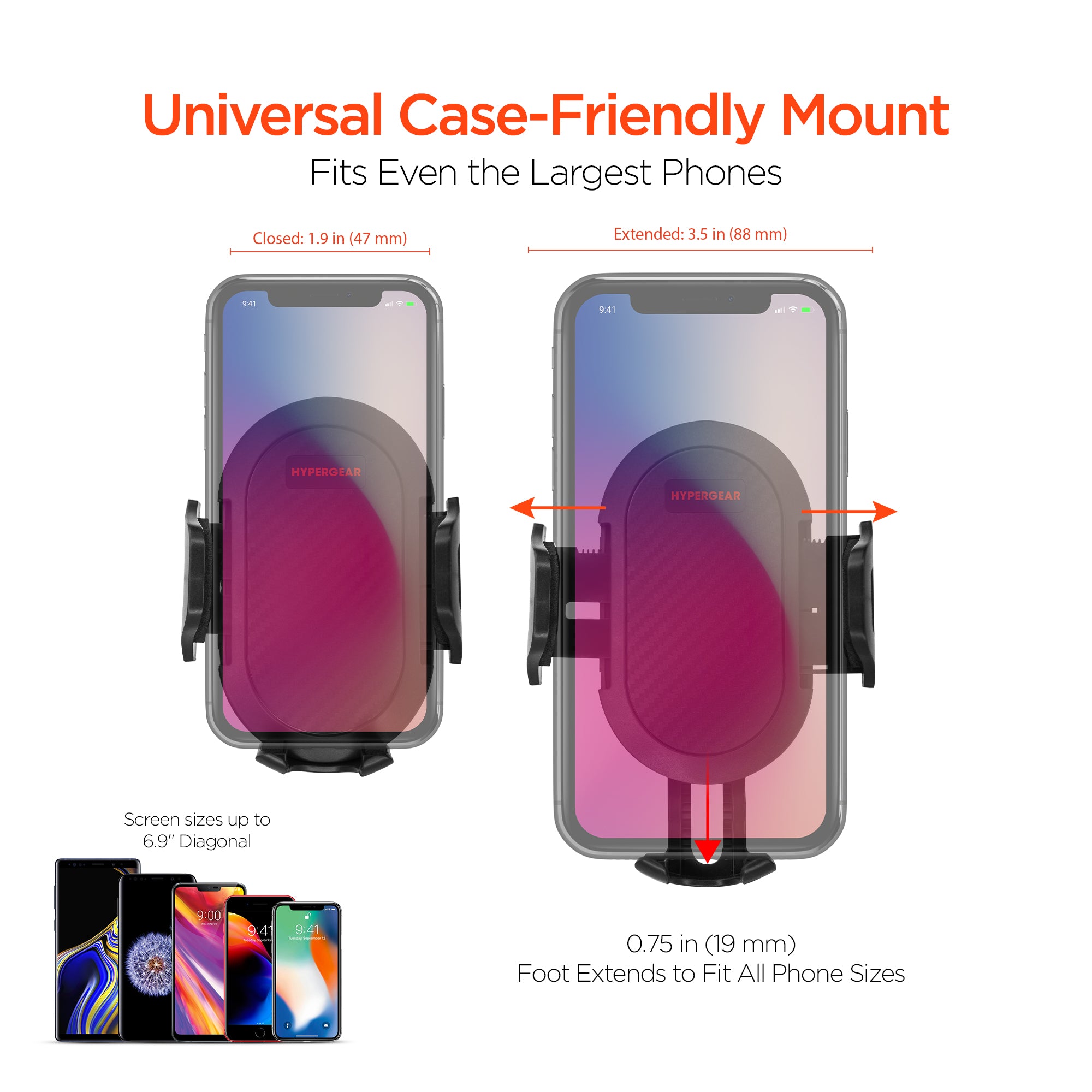smaak offset Australië Car Phone Holder - 3-in-1 Phone Mount | HyperGear – HYPERGEAR