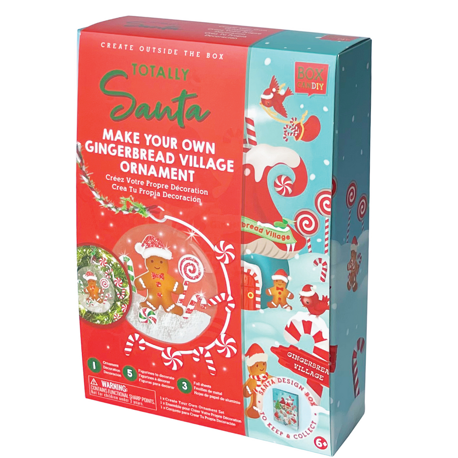 Totally Santa Make Your Own Gnome Village Ornament – BOX CANDIY