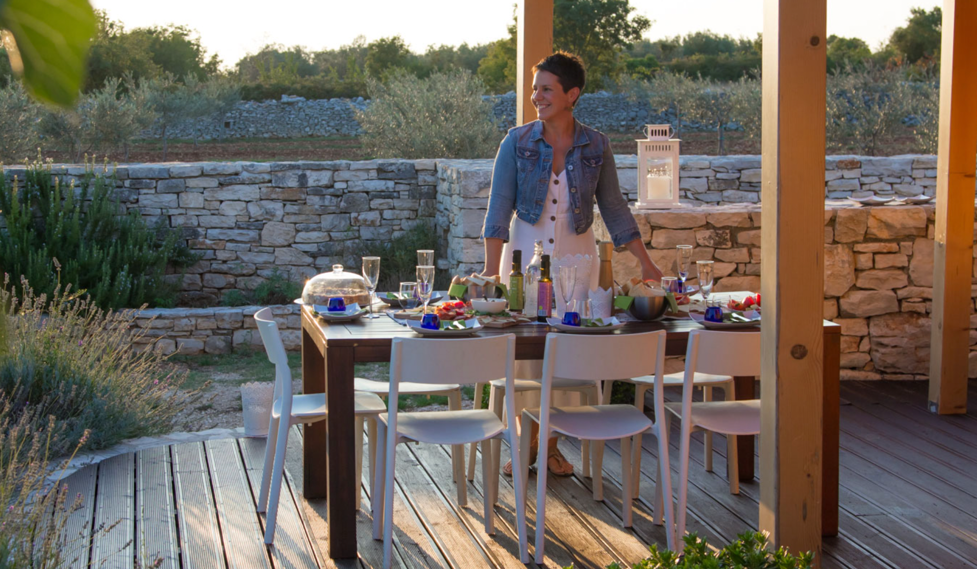 Lena, our Croatian olive oil producer.