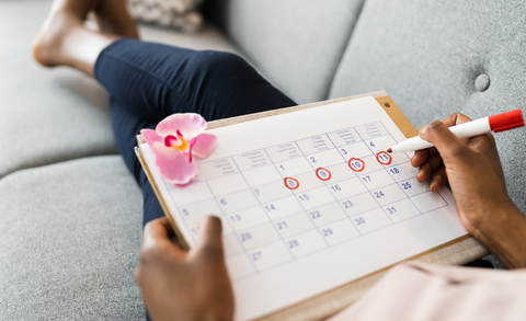 calendario menstrual