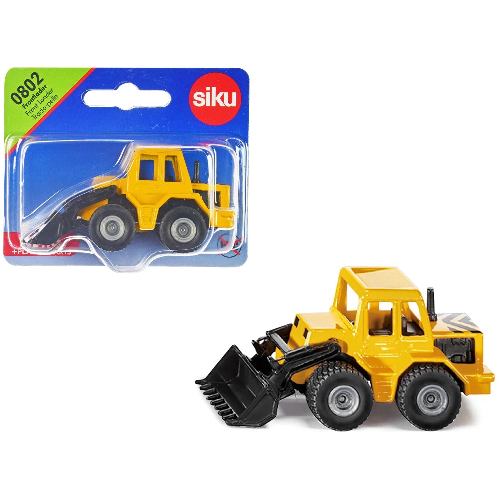 Front Loader Yellow and Black Diecast Model by Siku