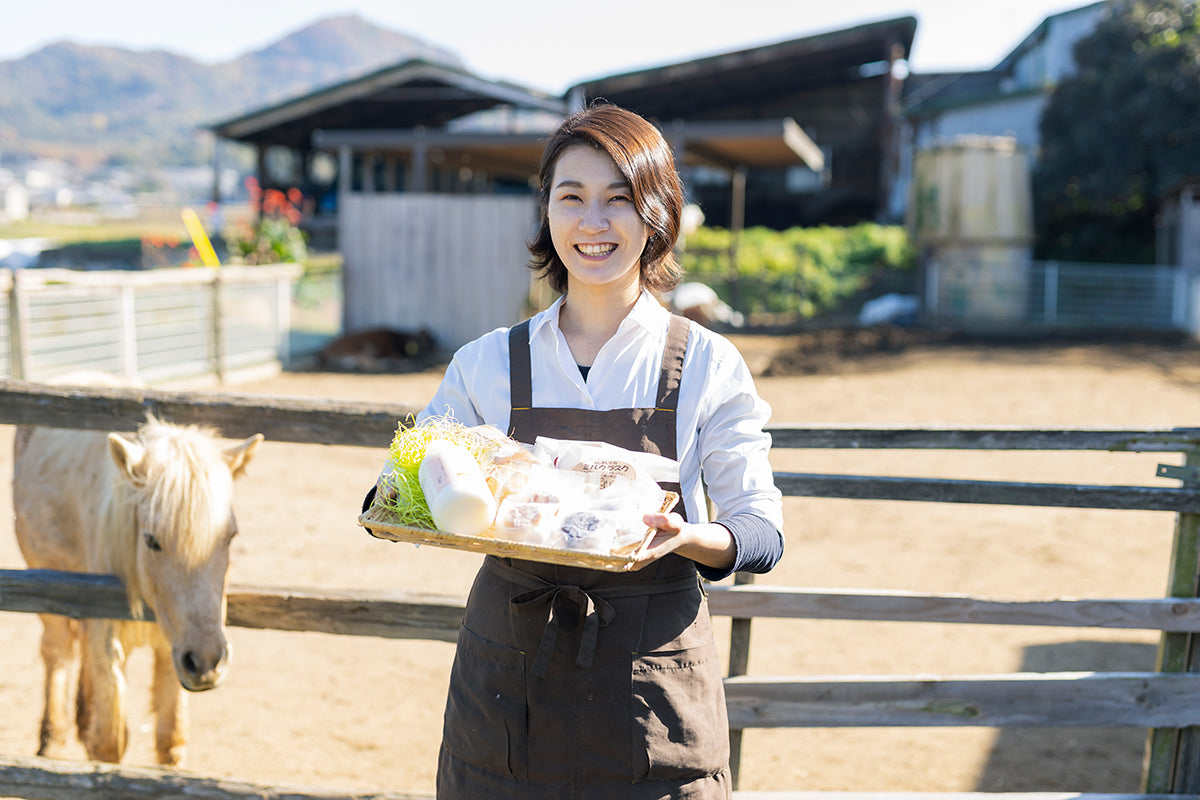 香川みやげ 産直送料込み 大山牧場うしおじさんのスイーツセット 冷蔵 おとりよせ四国 ソラウミネット