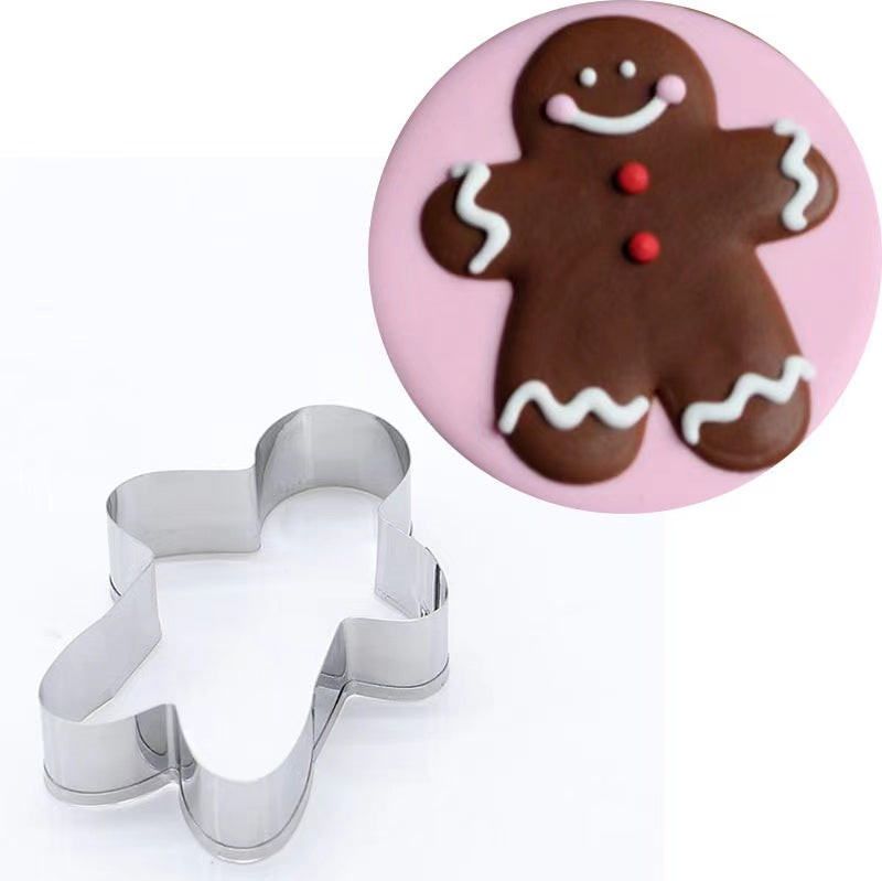 Stainless Steel Gingerbread Man Cookie Cutter Top Party Supplies Hoppers Crossing 9837