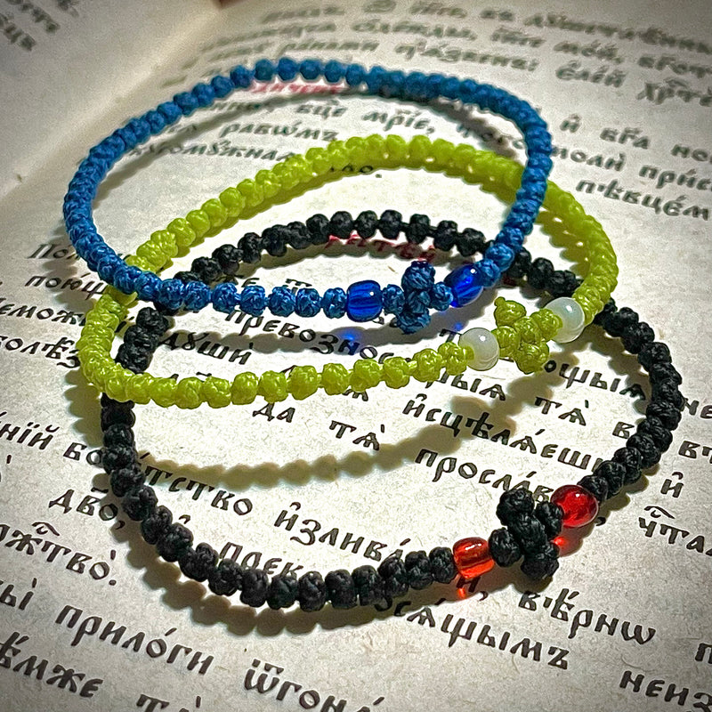 Handmade Elastic Orthodox Prayer Rope (Multiple Colors)