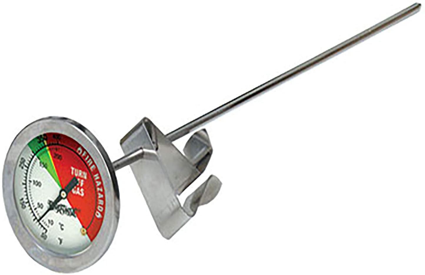 Stainless Steel Deep Fryer Thermometer - 12 Inch