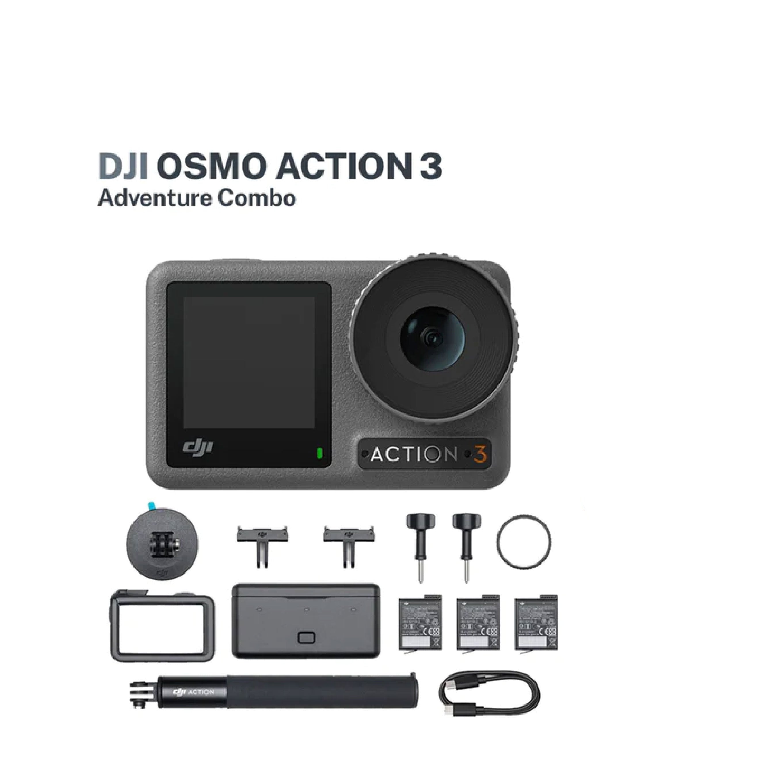 DJI Osmo Action 3 Camera Adventure Combo with FREE 64GB SanDisk