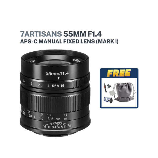 7artisans 55mm F1.4 (Mark II) APS-C Manual Fixed Lens