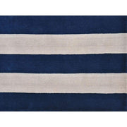 Blue And White Stripes Carpet