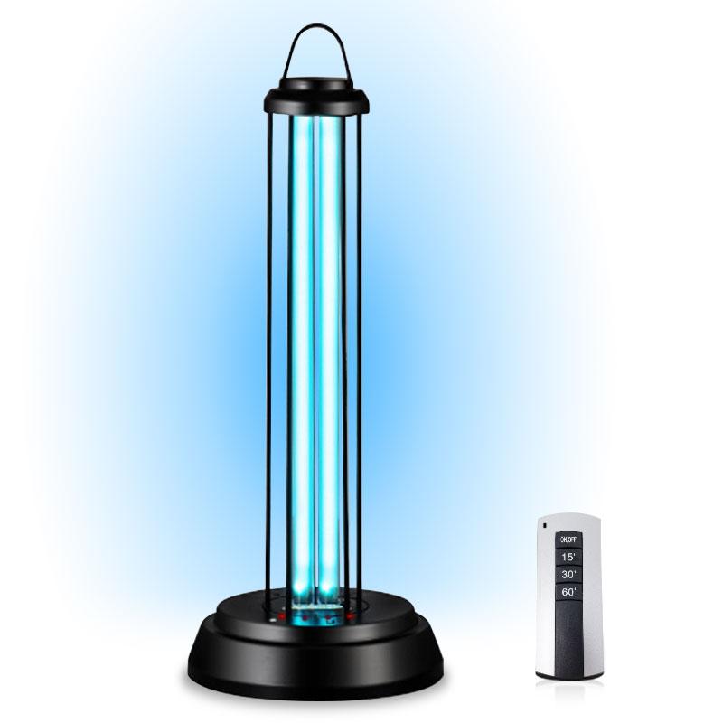 UV-C Sanitizing Light Disinfection Room Lamp: Glow Tower