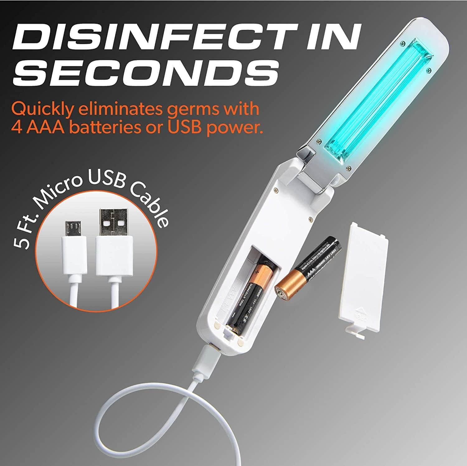 uvc light sanitizer wand