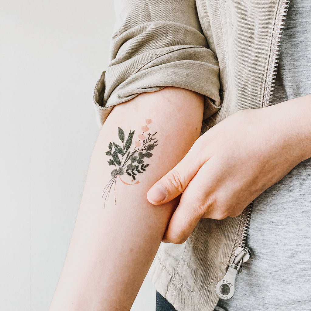 10 Temporary Flower Tattoos for People Who Arent Ready for Permanent Ink   Moms Got the Stuff