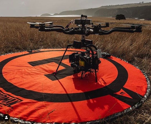 Weighted drone landing pads no stakes required pro's choice – Hoodman  Corporation