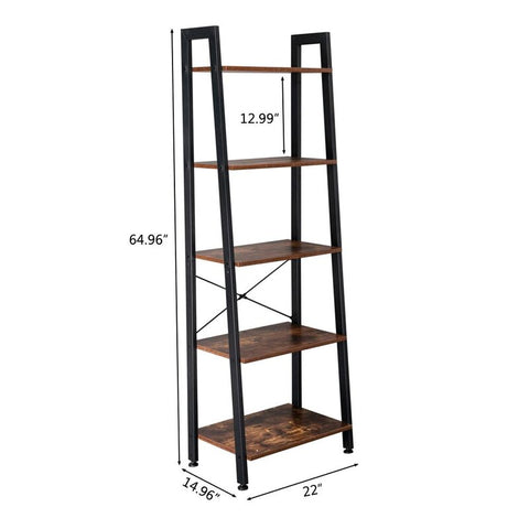 ZACHVO Steel Ladder Bookcase | Ltmate.com