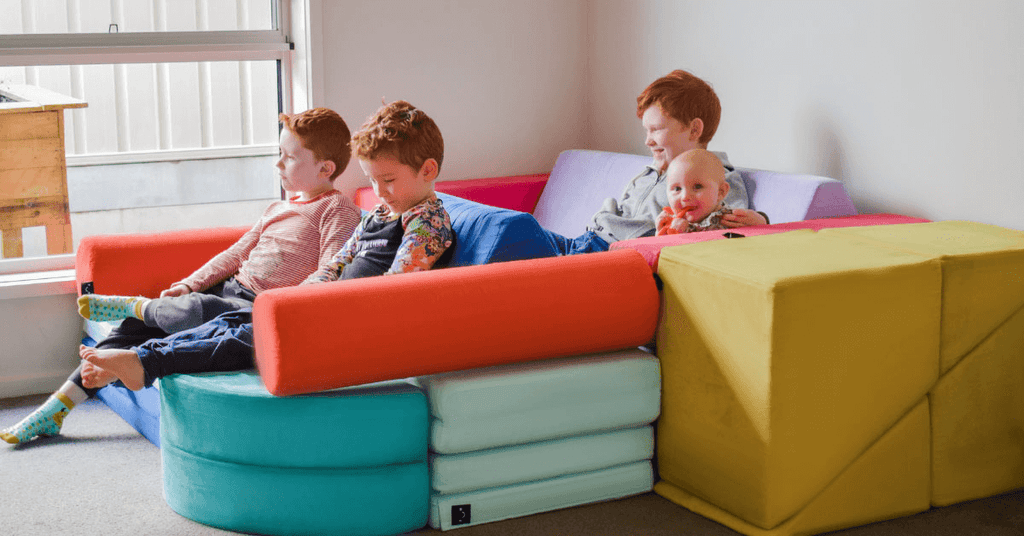A play couch playdate is a great way to entertain the kids and develop their social skills in the process