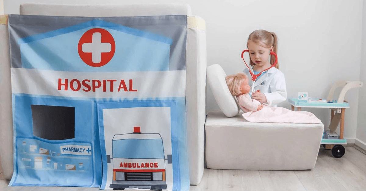 Have a mini philanthropist in your home or classroom? They'll love this Hospital fun scene from Funsquare