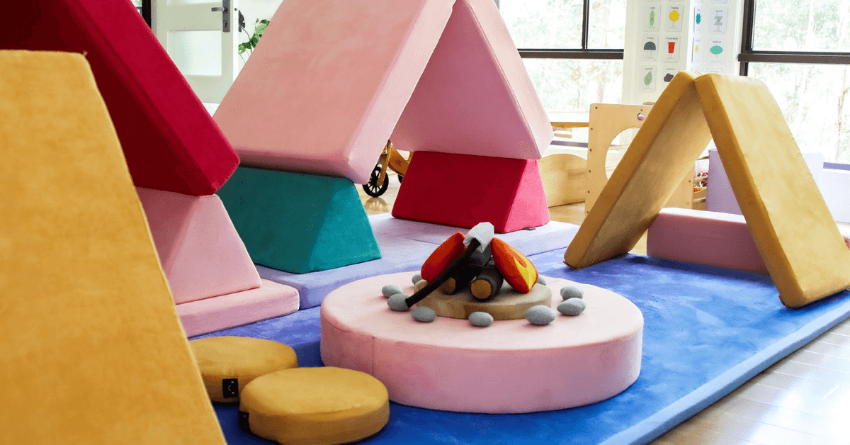 It's easy to enhance their dream NDIS playroom with a kids play couch - in any setup!