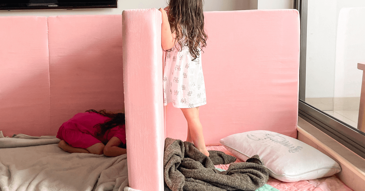 Look how easy it is to manoeuvre these kid play couches, while still being super dependable