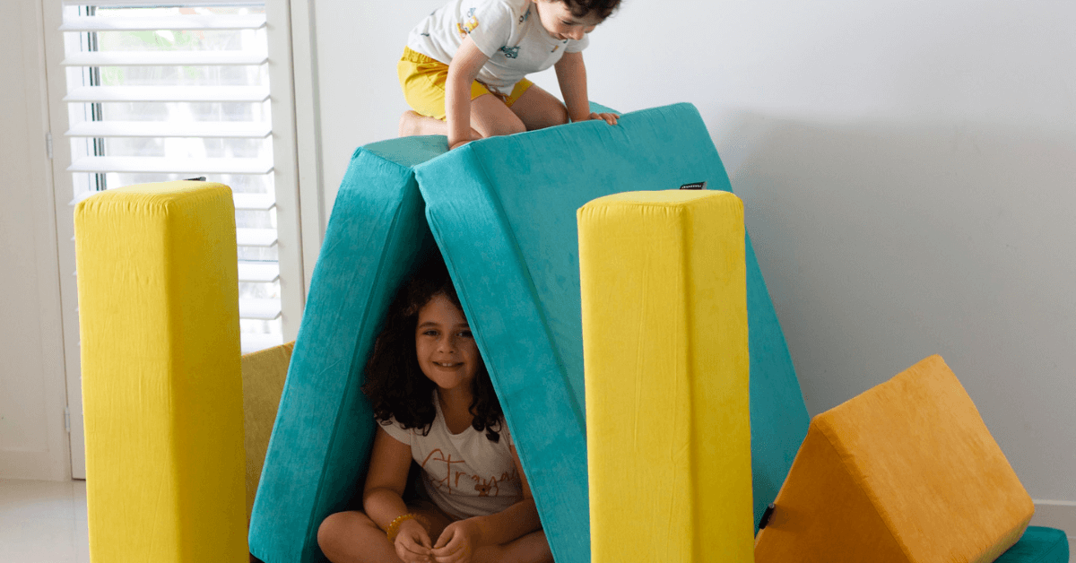 Play couches are the perfect hub for social open-ended play, helping to build those skills in little ones
