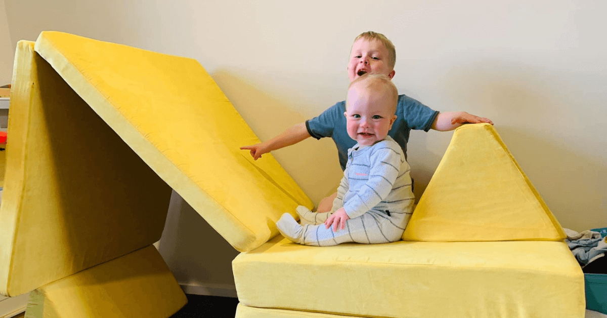 The Funsquare play couch offers limitless creativity, ideal for the development of young Australian kids!