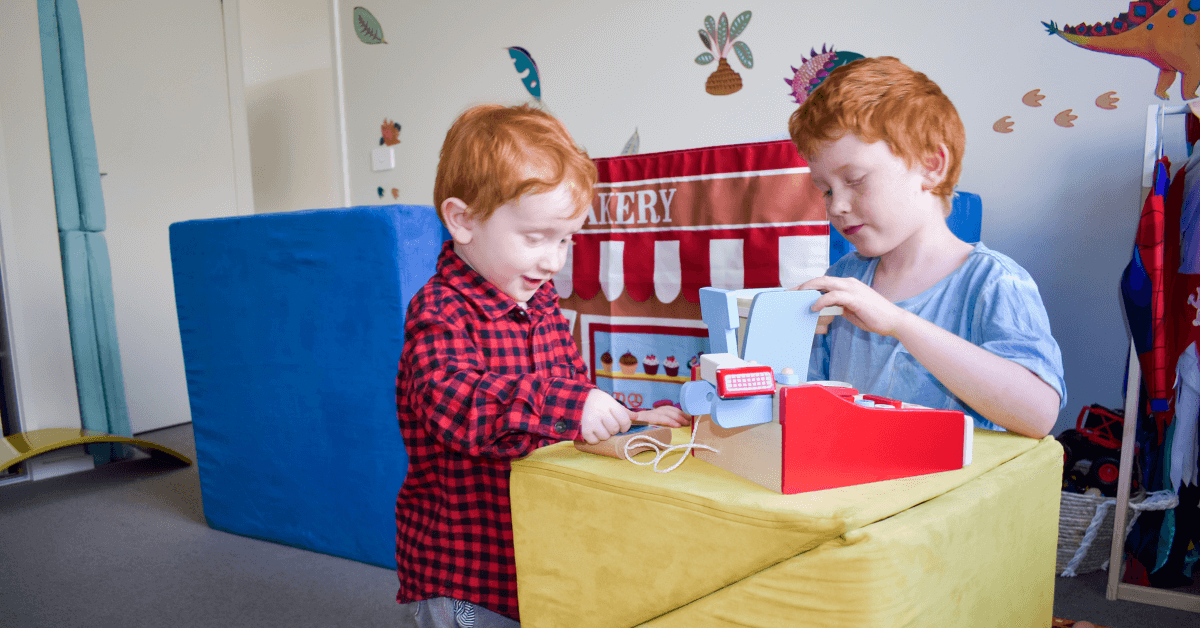 This pretend-play bakery is super effective at developing social skills for all ages and looks super fun too