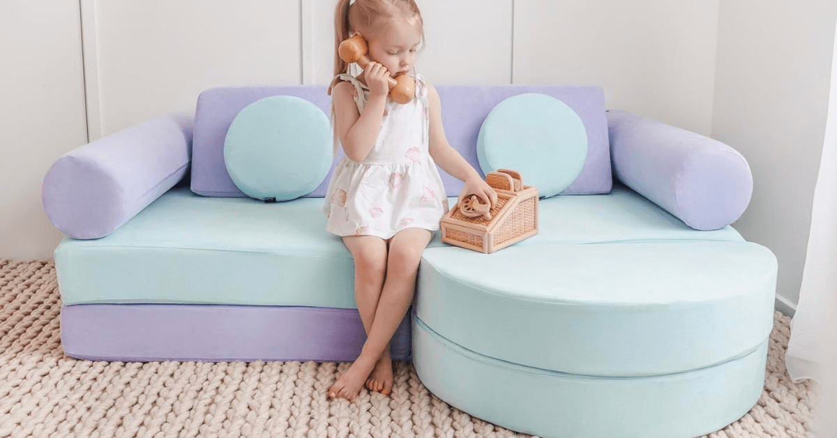 With a modular play couch, kids can experience limitless playing potential, and parents can rest assured it'll suit their home no matter the space at hand