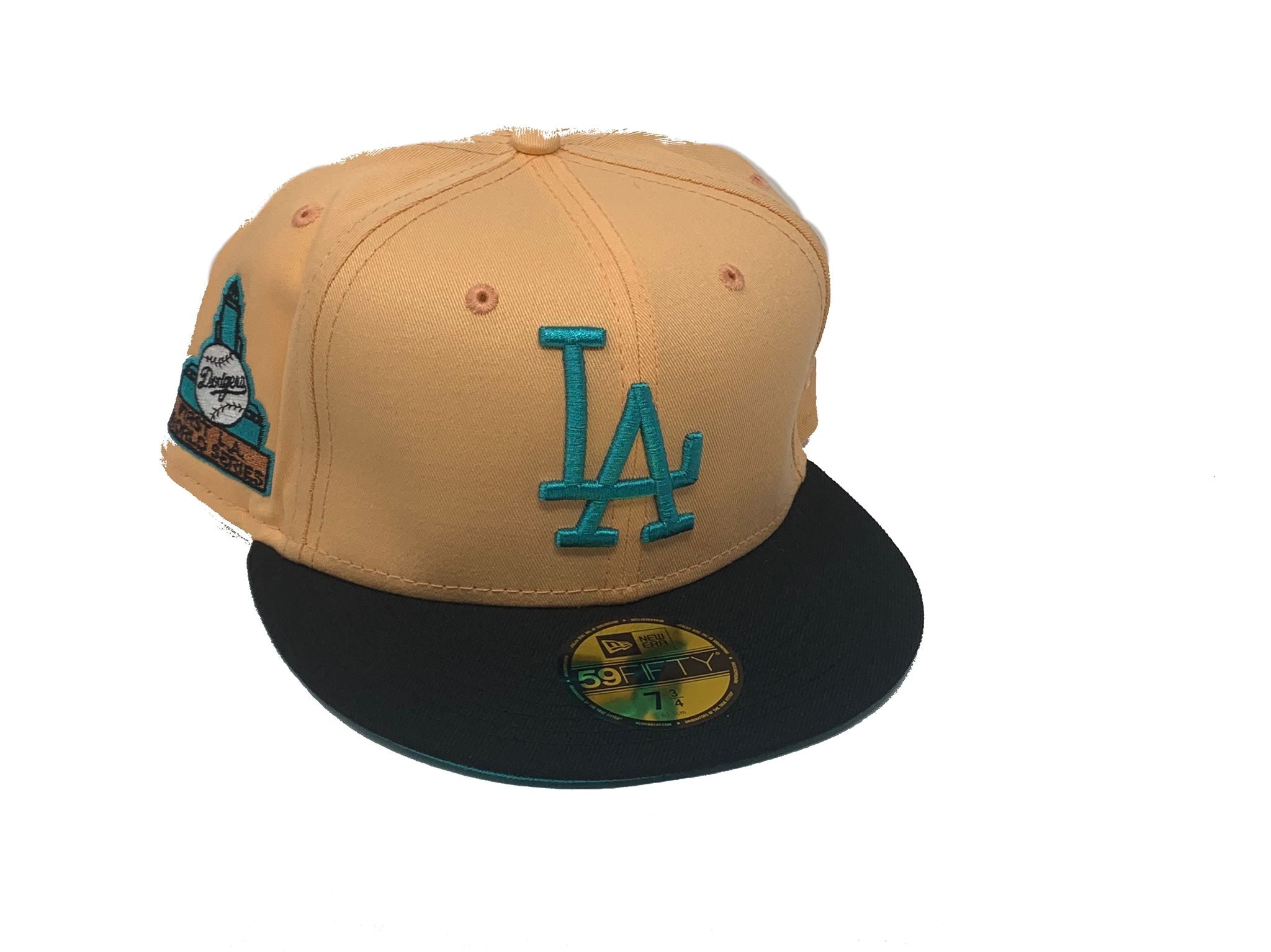 Niet doen Zich voorstellen Waardeloos Peach Los Angeles Dodgers 1st World Series 59fifty New Era Fitted Hat –  Sports World 165