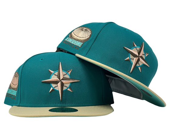 teal mariners hat