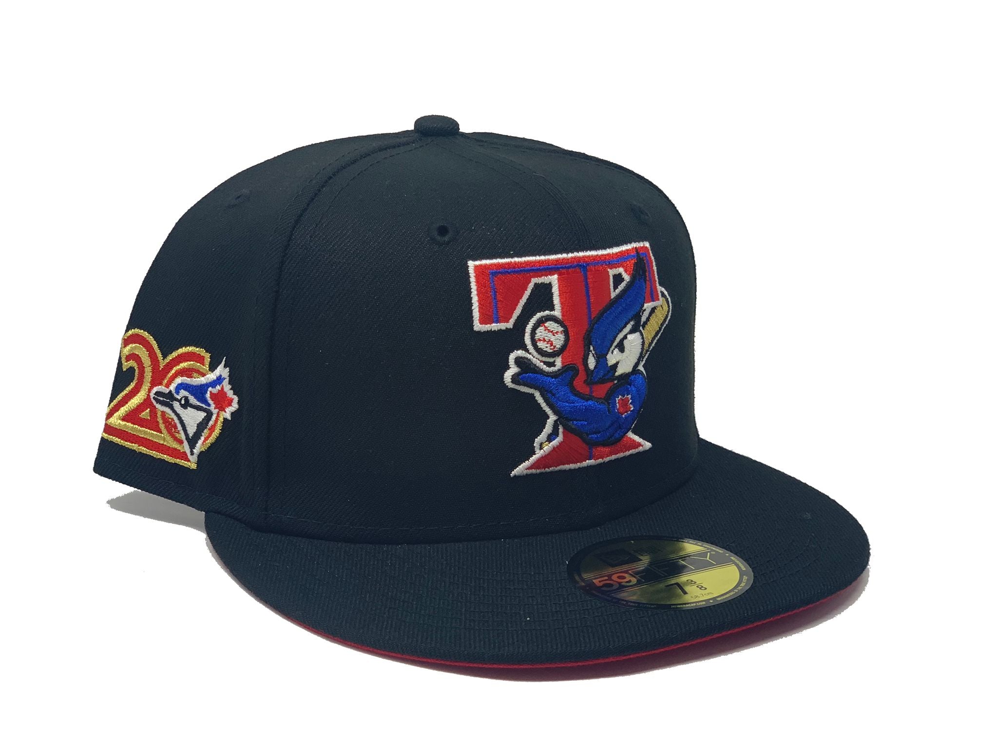 Black Toronto Blue Jays 20th Anniversary 59fifty New Era Fitted Hat ...