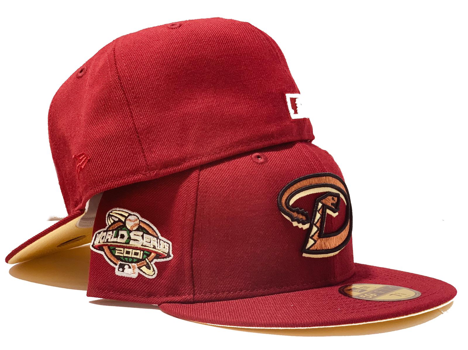 maroon diamondbacks hat