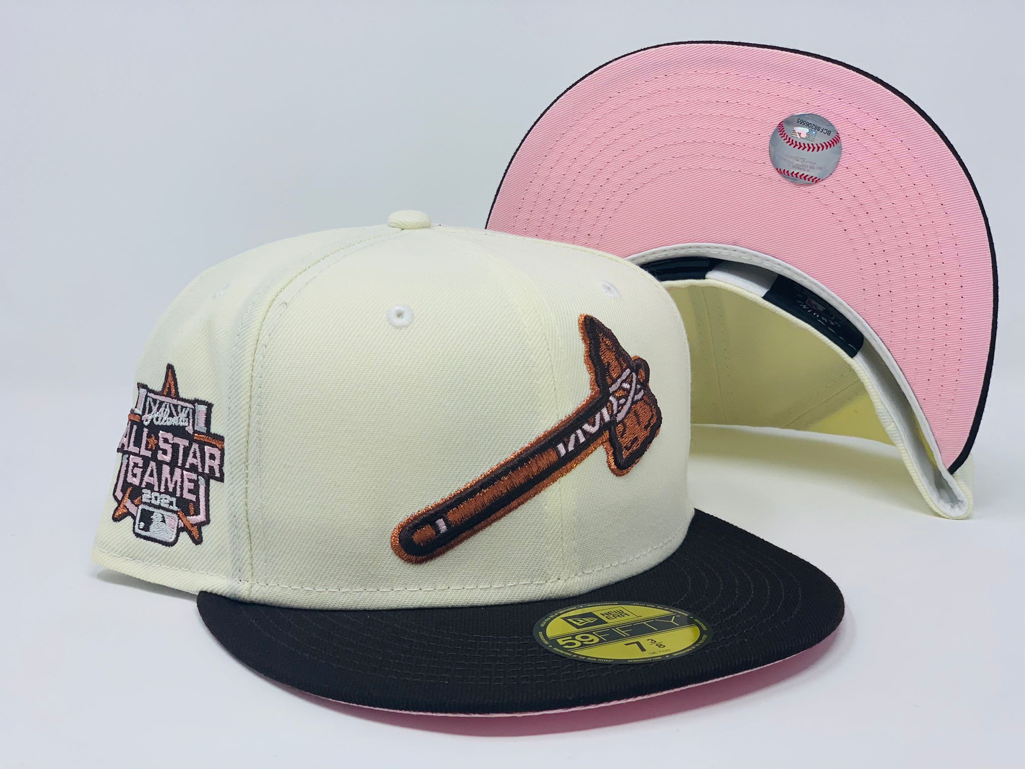 fitted hats cream