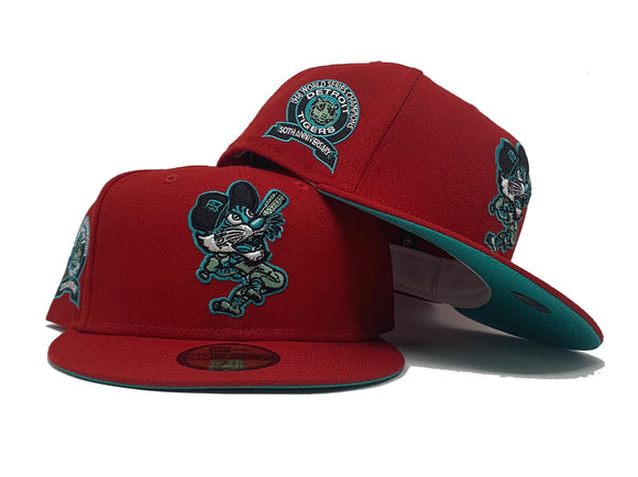 red detroit tigers snapback