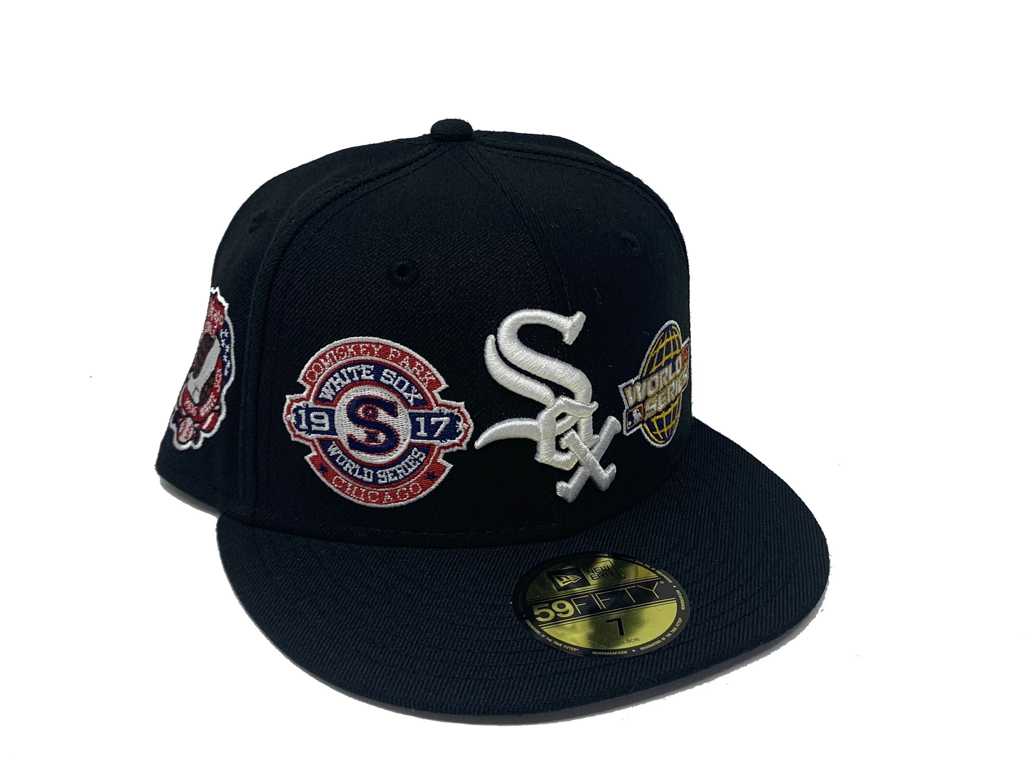 Black Chicago White Sox World Champions New Era Fitted Hat Sports