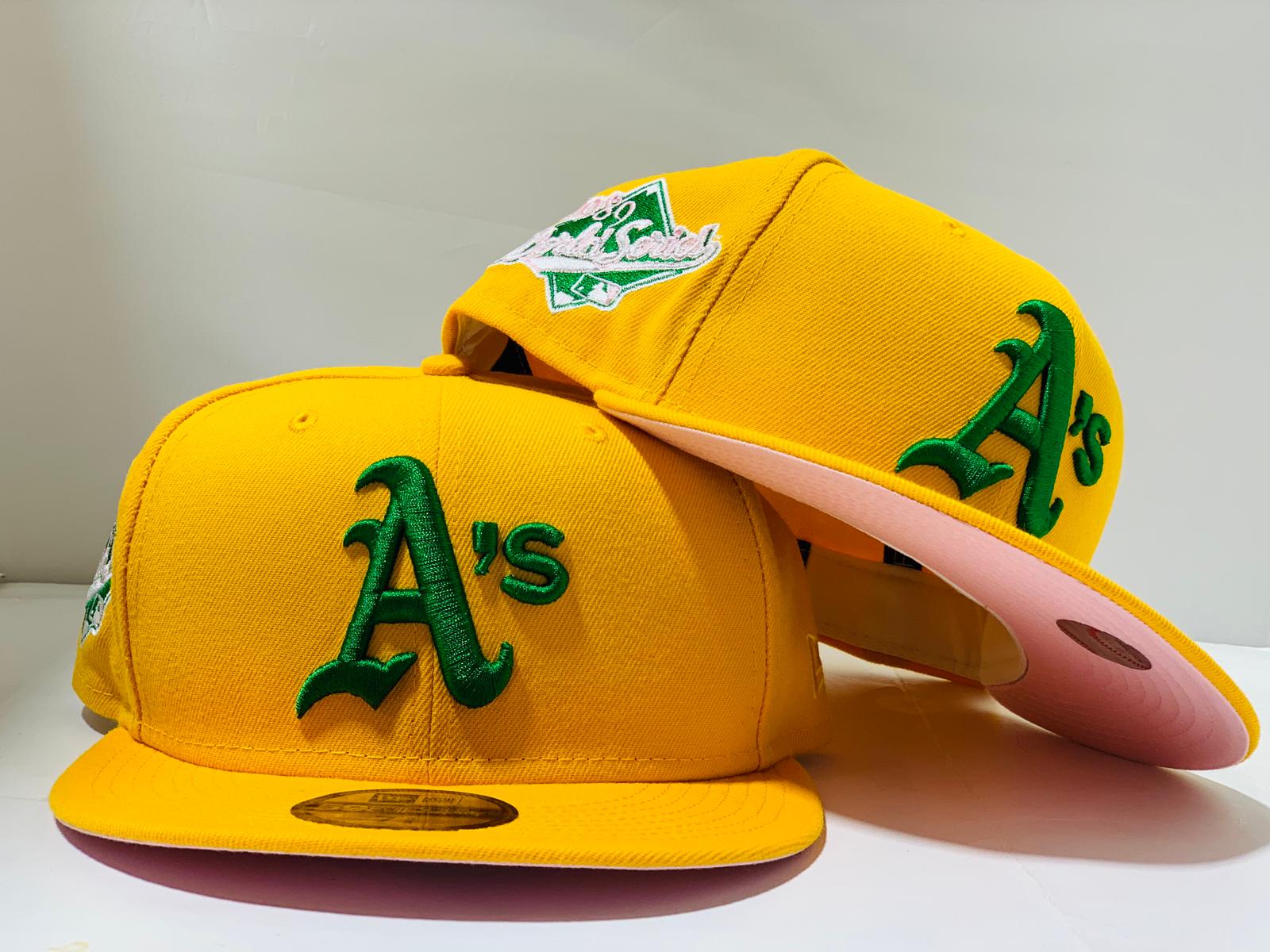 oakland a's yellow hat