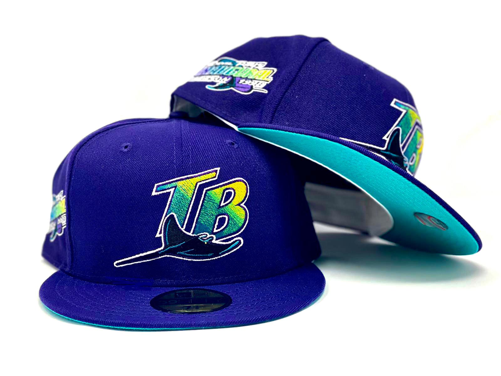 New Era Tampa Bay Rays Inaugural Season 1998 Pink Grapes Edition 59Fifty  Fitted Hat