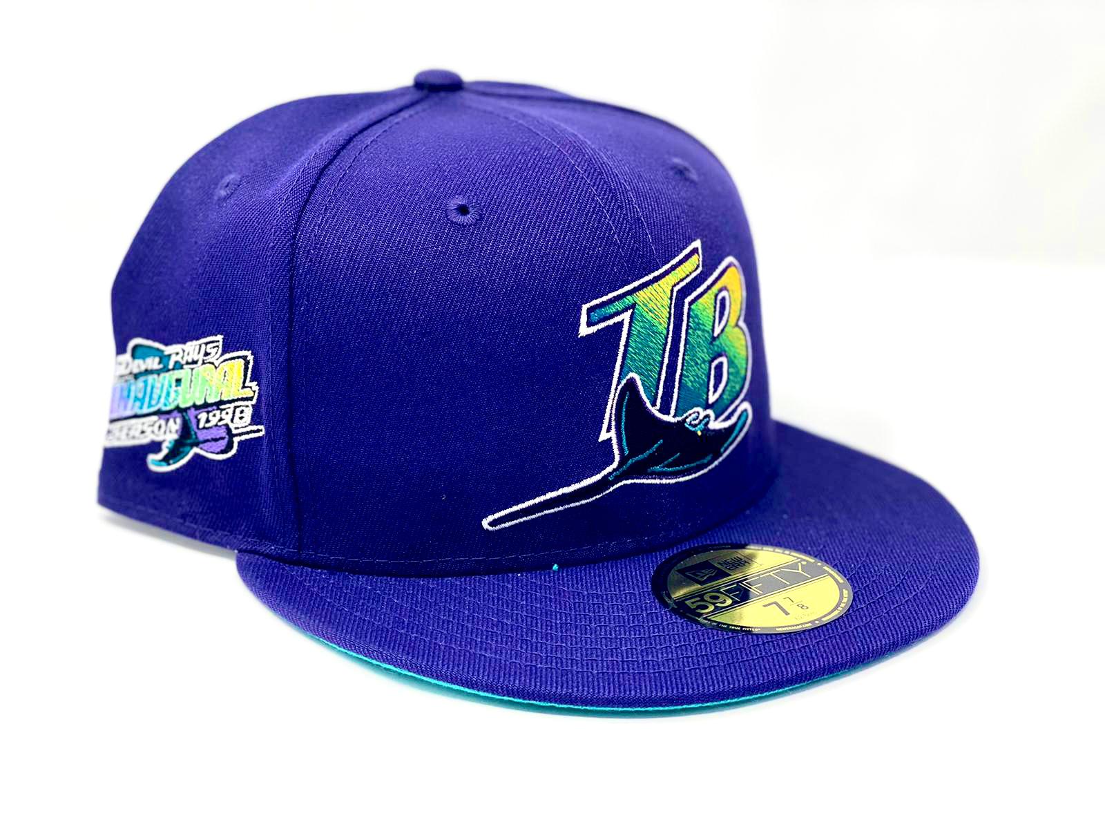 Men's Tampa Bay Rays New Era Purple/Green MLB x Big League Chew Ground Ball  Grape Flavor Pack 59FIFTY Fitted Hat