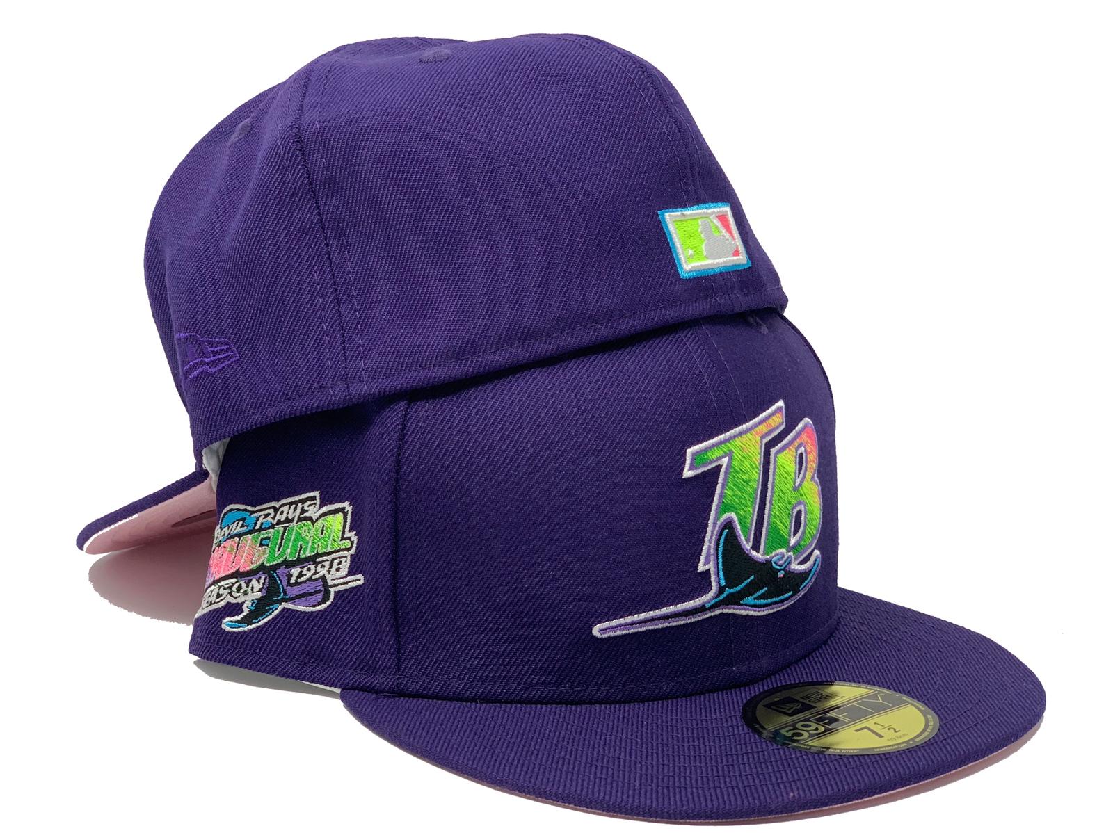 tampa bay devil rays purple hat