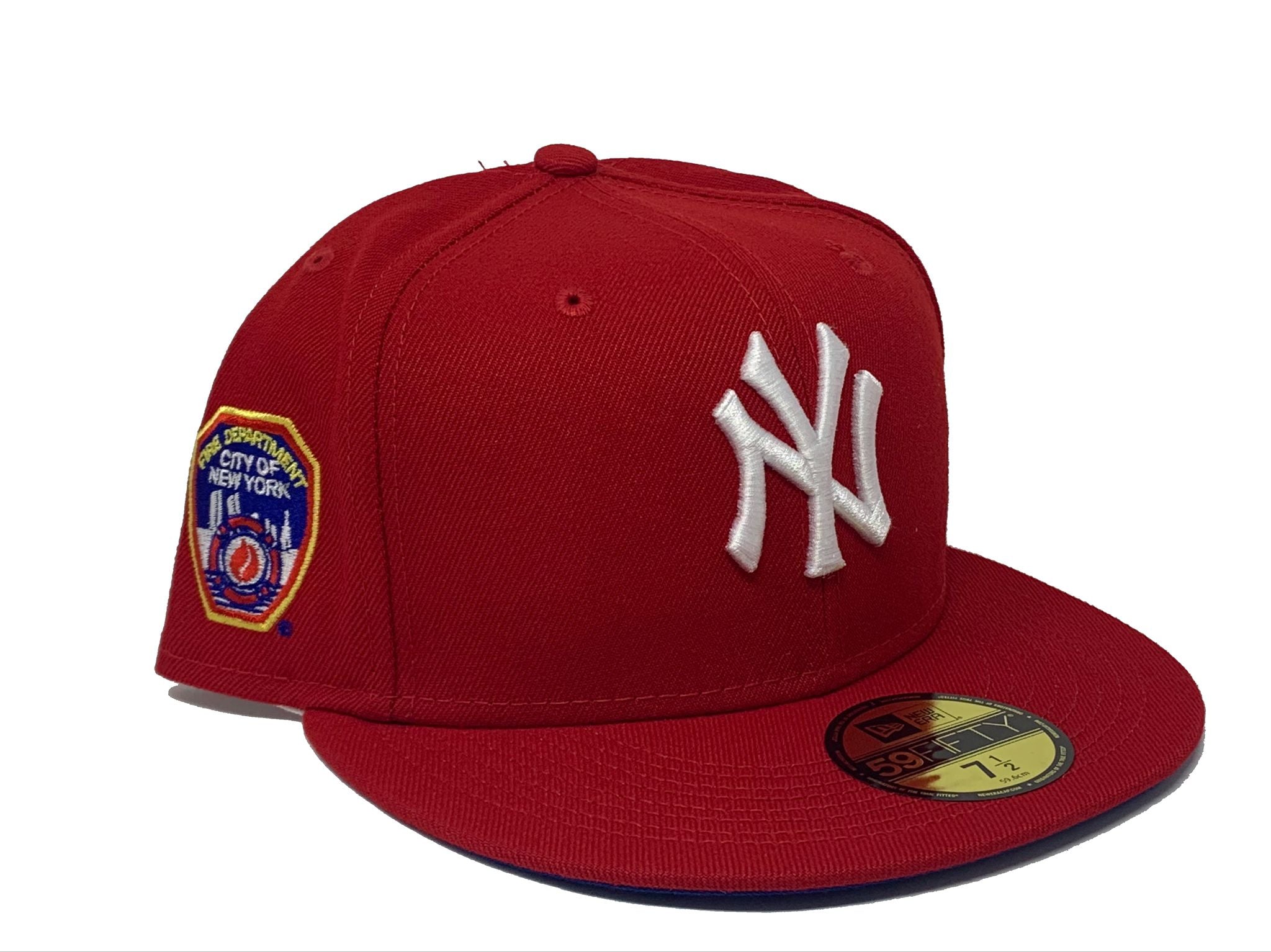 Red New York Yankees FDNY New Era Fitted Hat - Sports World – Sports ...