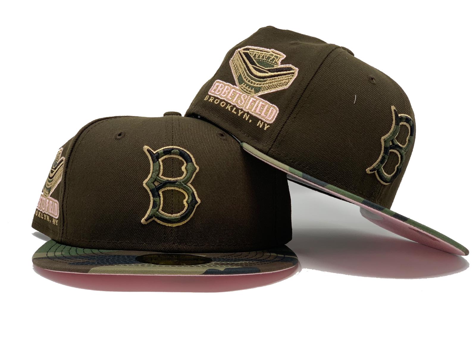 brooklyn dodgers hat brown