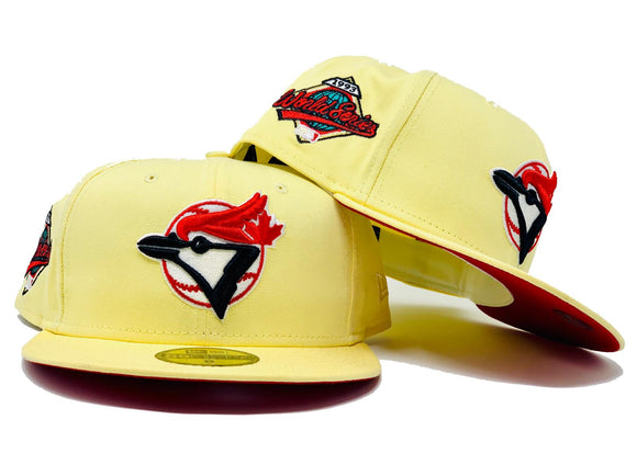 yellow blue jays fitted