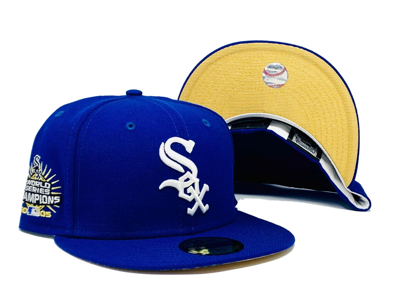 royal blue white sox hat