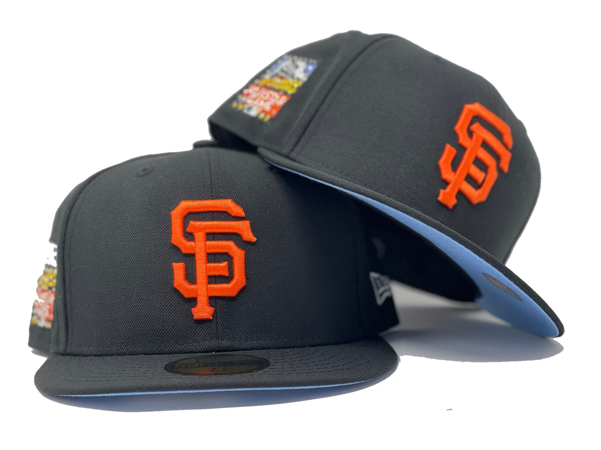 Black San Francisco Giants Rhinestones 2007 All Star Game Fitted Hat - Sports World 165